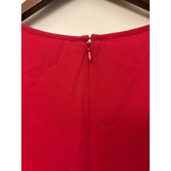 Ann Taylor Women’s Red Long Sleeve Shift Dress – Size 10 – New With Tags - Picture 9 of 12